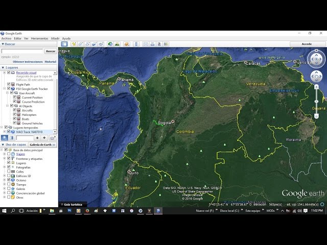 FSX Google Earth Tracker