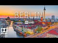 Berlin 8k ultra with soft piano music  60 fps  8k nature film