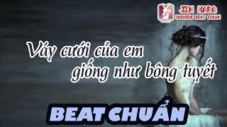🎤 [Karaoke   Pinyin]【Beat chuẩn】Váy Cưới Của Em Giống Như Bông Tuyết - Lý Phát Phát | 你的婚纱像雪花 - 李发发