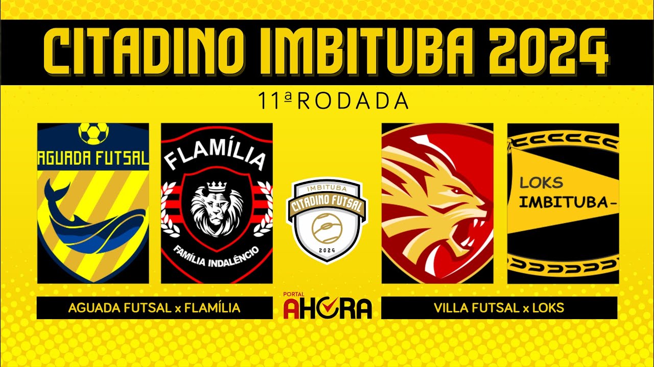 CITADINO IMBITUBA 2024 AGUADA FUTSAL X FLAMÍLIA VILLA FUTSAL X LOKS