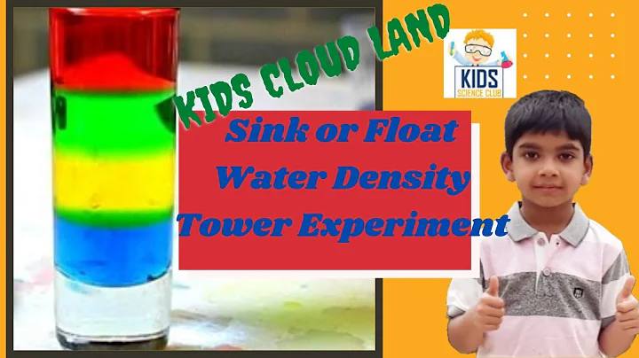 Sink or Float Density Tower Science Experiments for Kids!