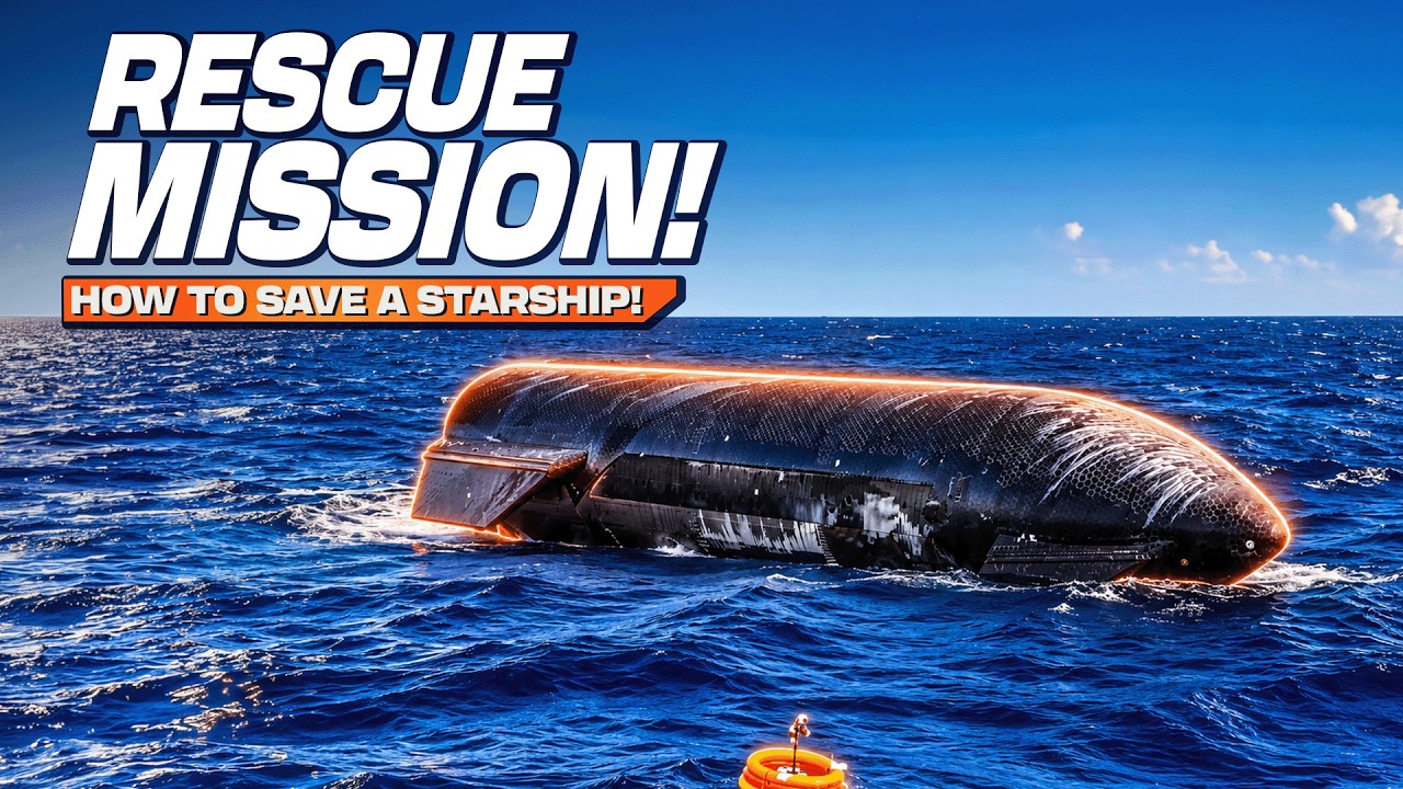 Starship Rescue Mission! How SpaceX will save Ship 40 from the waves!