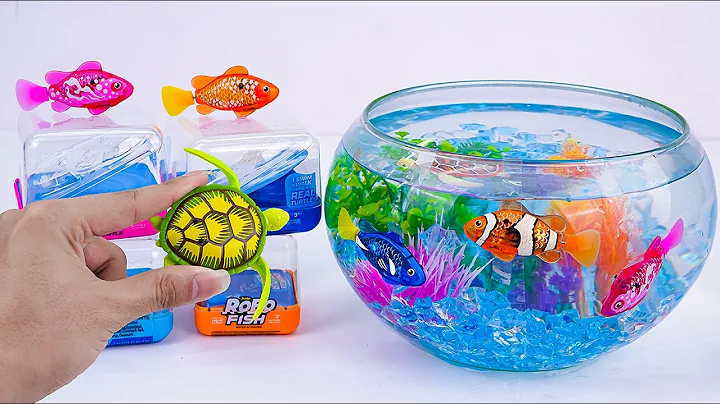 [🐟toy asmr🐟] ZURU Robo Alive - Robo Fish Playset ASMR ✨ Satisfying with Unboxing 🔇 No talking 🔇