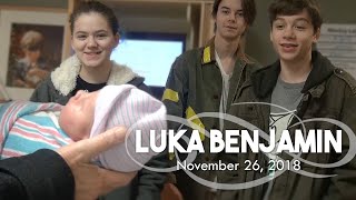 Luka&#39;s Birth Story, Our Birth Vlog. Rare PROM Preemie Sunny-Side-Up Labor and Delivery!