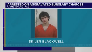 Man arrested on aggravated burglary charges