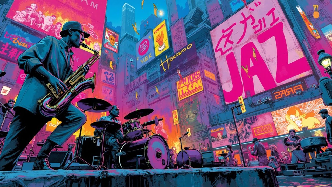 Funk Performance Live Funky Jazz Grooves 🎷 Experience Captivating Urban Night Vibes ...