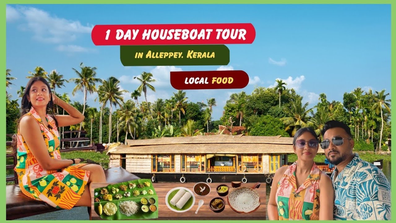 24 hours on houseboat in Alleppey,Kerala with local fresh food|Houseboat stay tour in Alleppey⛵