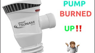 Installation of the Attwood Tsunami 1200 GPH Livewell Aerator Pump