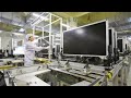 How led tv are made in factory  mi led smart tv manufacturing plant  led tv panel production