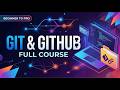 Git ကို ၁ နာရီနဲ့ အစ အဆုံးလေ့လာမယ် | Git &amp; GitHub Full Course for developers (Burmese)