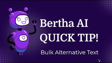 Bertha AI Pro showcases its remarkable capability in Bulk Alt Text Generation,