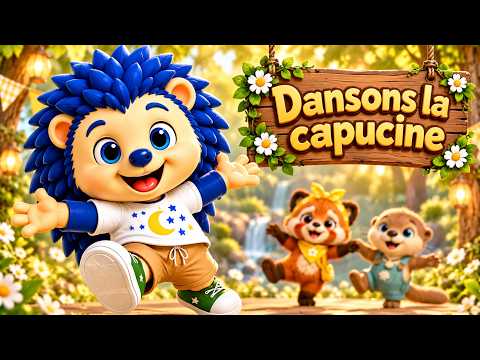 Dansons la capucine 💃 Comptine pour bébé | Bluerisson 💙