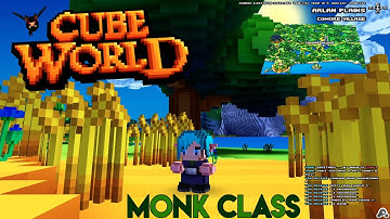 Cube World Mod Review | The Monk Class! + How to Install!