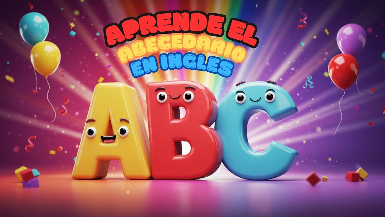 ¡Aprende el abecedario en inglés! 🅰️🅱️🌈 — ABC para niños 🎈 - YouTube