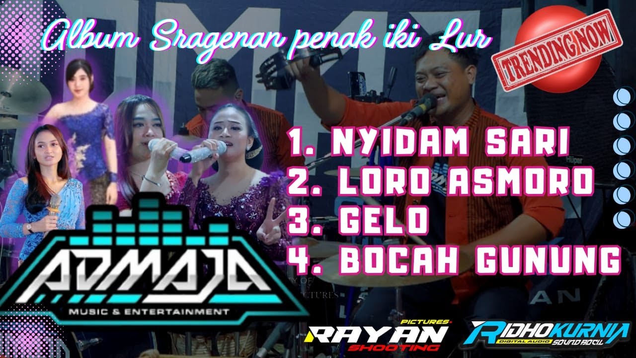 ALBUM SRAGENAN - ADMAJA MUSIC - RIDHO KURNIA AUDIO - RAYAN PICTURES  Live Sokorejo