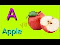A for apple b for ball ABCD | अ से अनार | English Varnamala | कखगघचछजझ | alphabets | Virenita kidstv