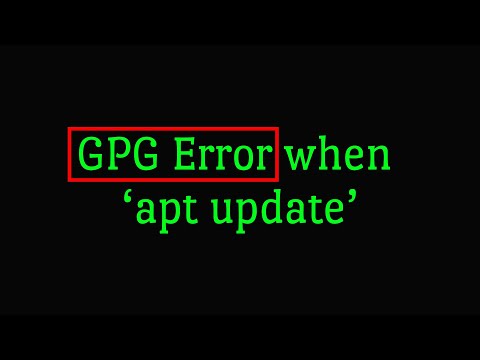 GPG error NO_PUBKEY when 'apt update' | Linux Terminal
