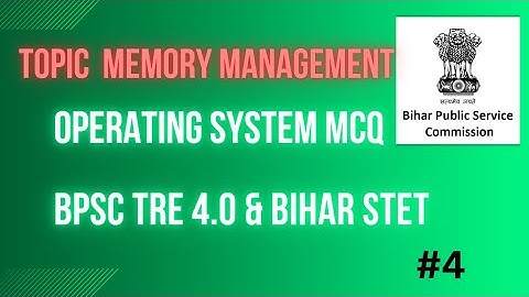 BPSC Tre 4.0 Computer Science | Operating system important question | Bihar stet computer science
