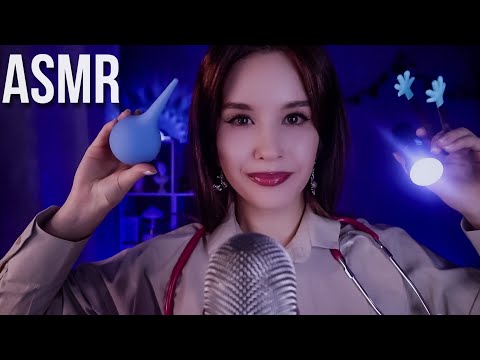ASMR Strange Doctor Role play mouth sounds visual triggers