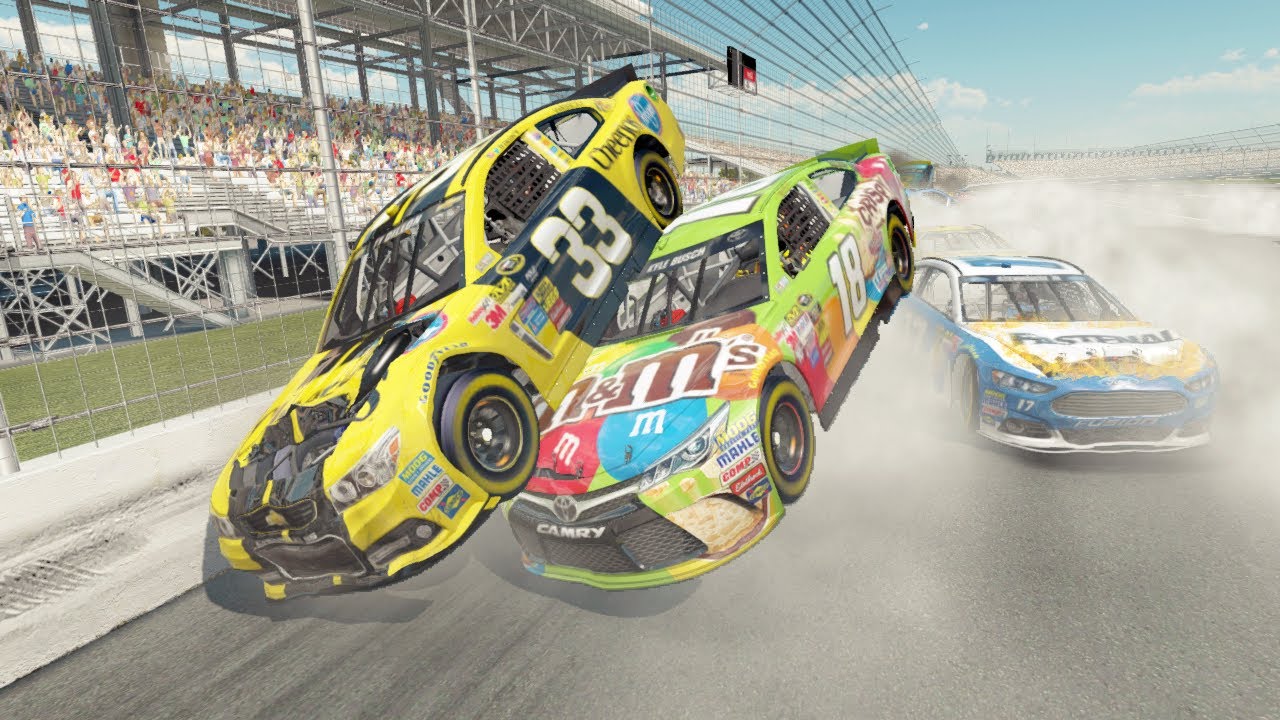 Biggest NASCAR 15 Crash Compilation