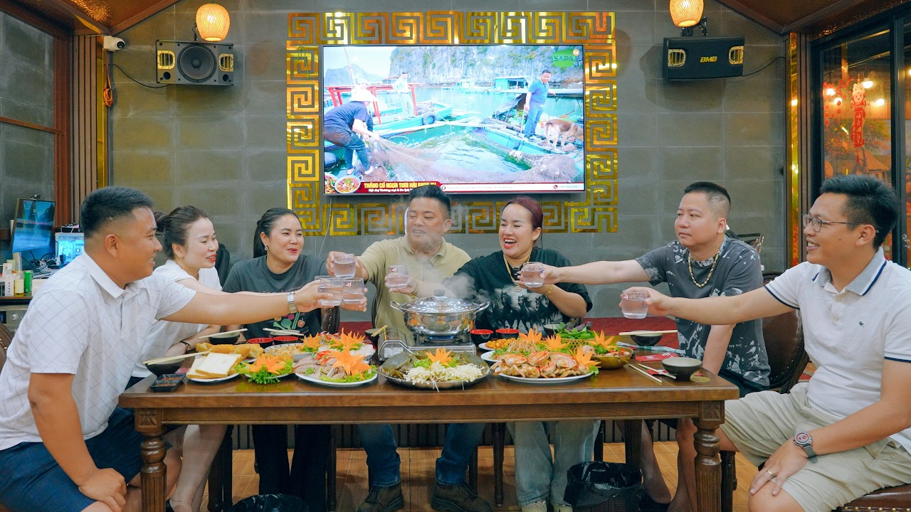 SAPA TV | CHIA TAY CÁT BÀ ĐƯA CHỦ TỊCH ĐI THƯỞNG THỨC ĐẠI TIỆC HẢI SẢN TẠI NHÀ HÀNG THUÝ ANH