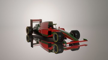 Modeling a Formula 1 car In Blender (Timelapse)