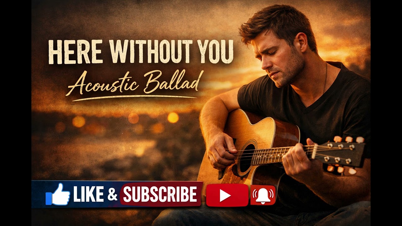 Here Without You – 3 Doors Down Acoustic Cover | Emotional Rock Version (Goosebumps)