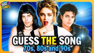 GUESS the SONG from the 70s, 80s and 90s 🎶🔥🎧 | Music Quiz