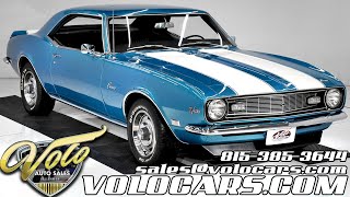 1968 Chevrolet Camaro For Sale At Volo Auto Museum V19358