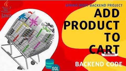 Spring Boot Web Application : How to add Product