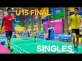 U15final yonexsunrise sub junior national badminton championship odisha saivasan vs bornil akash
