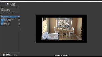 Intel Xeon E5 2680v4 dual chips 28 core 56 threads Cinebench test