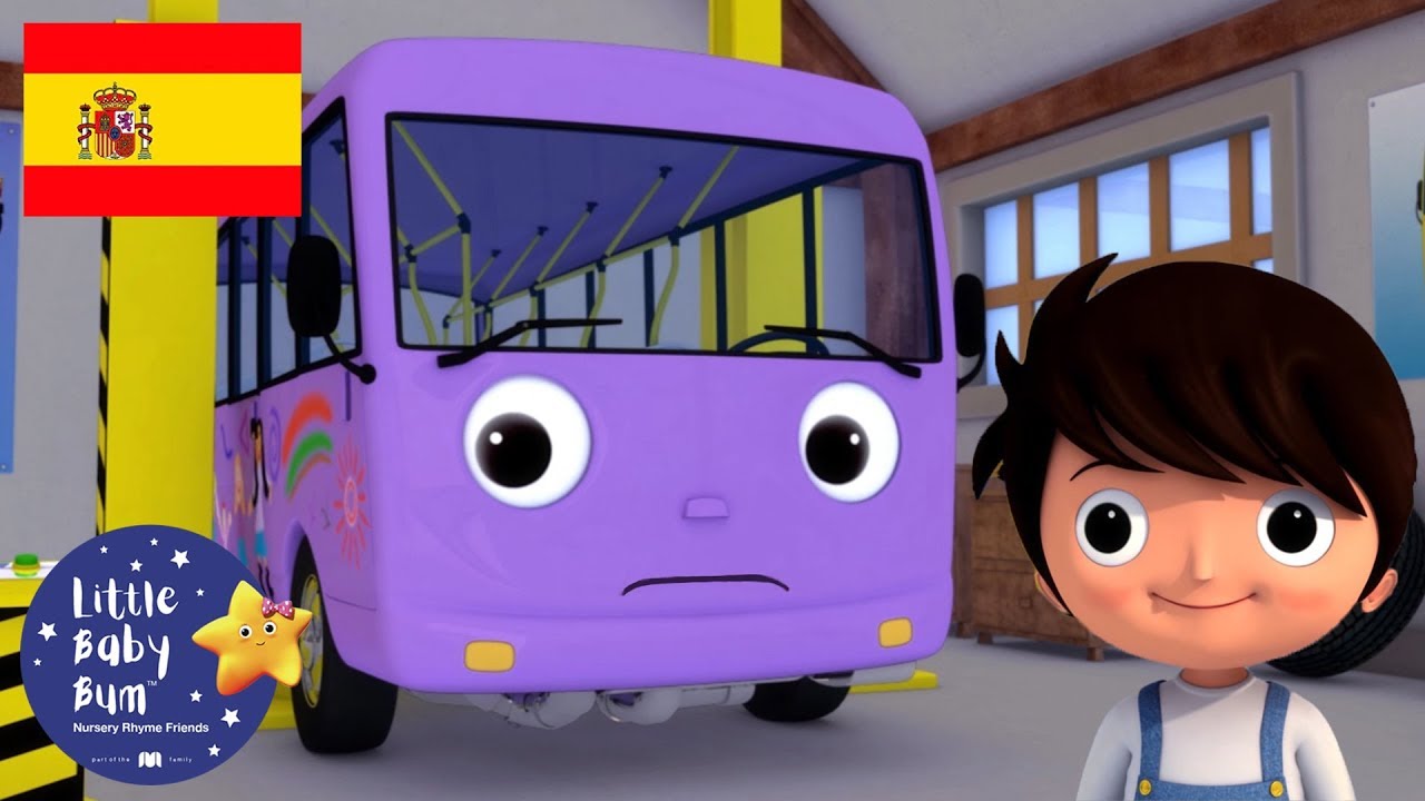 Canciones Infantiles | Las Ruedas del Autobús P.9 | Dibujos Animados |  Little Baby Bum en Español - YouTube