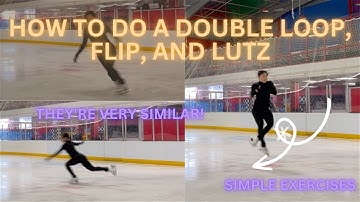 How to do a double loop, double flip, and double lutz | GET THEM QUICKLY