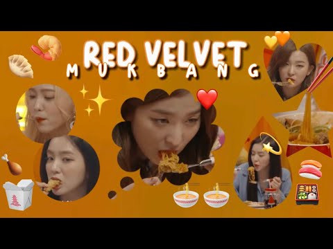 Red Velvet eating (mukbang) Moments #redvelevet #kpop #mukbang | Sully Mukbang