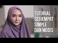 Tutorial Hijab Wolfis Segi Empat