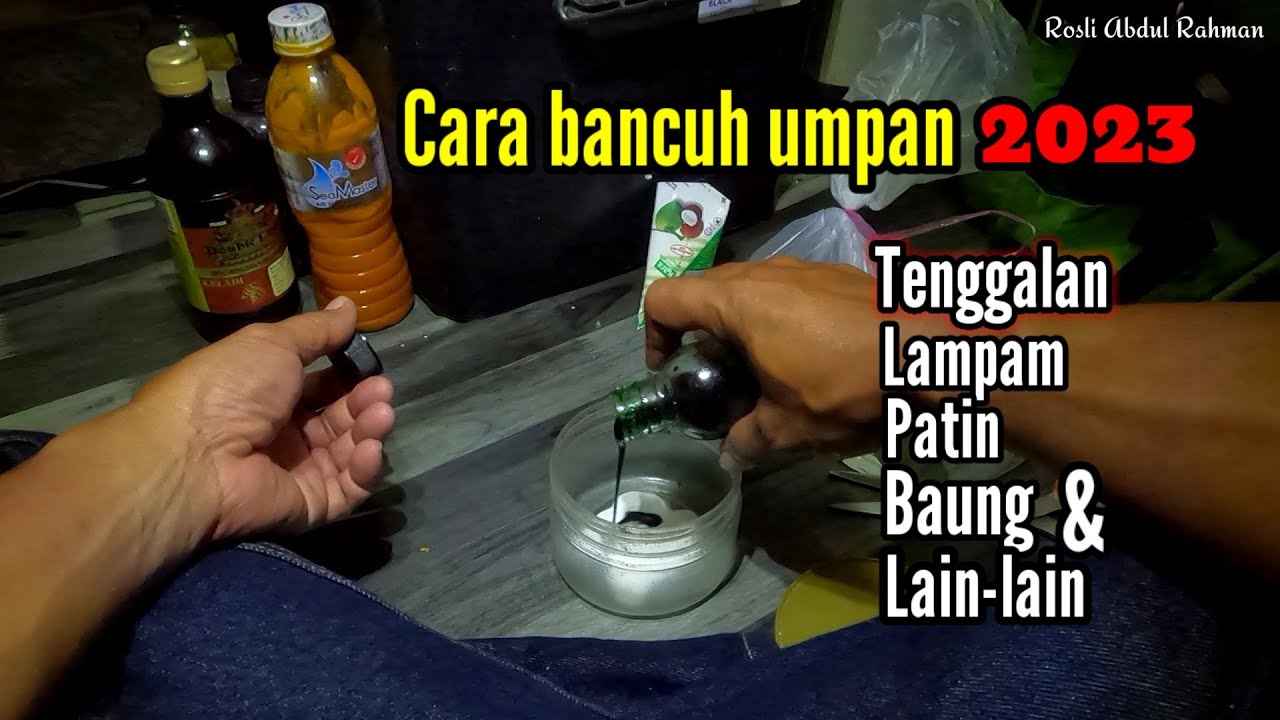 Cara bancuh umpan pallet & dedak❗untuk pancing ikan sungai