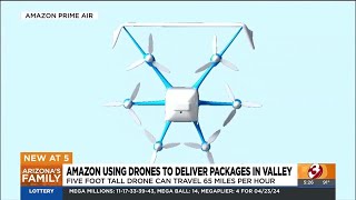 Amazon unveils drone that'll deliver packages in Phoenix area