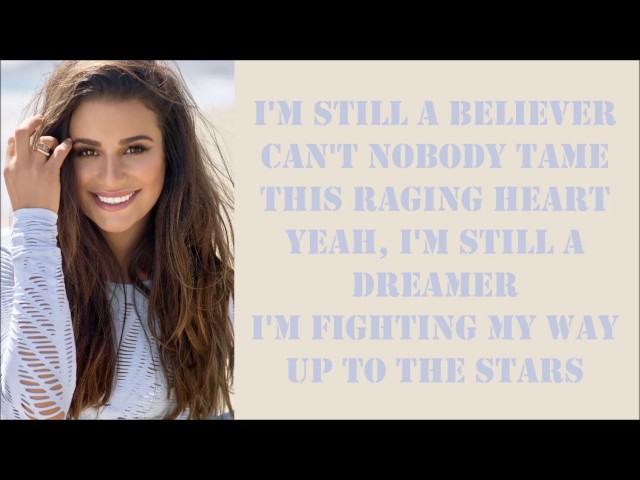 Lea Michele ~ Believer ~ Lyrics class=