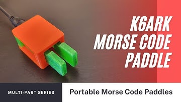 K6ARK Morse Code Paddle / CW Key