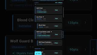 Want a better Warhammer 40K Army List and Game Tracker tool?  Check this out. screenshot 2
