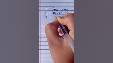 Full form of FAQ | #shorts