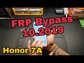 Honor7A pro FRP  ByPass ( AUM-L29 сброс аккаунта ) talkback 7.2 EMUI 8.2.0