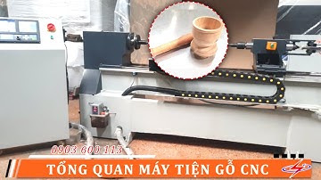 Máy Tiện Chày Cối Gỗ Cnc | Máy Tiện Gỗ Tự Động Đa Năng | SEMAC