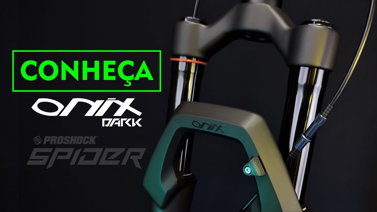 Suspensão Onix Dark Spider Aro 29 Trava no Guidão 9x100 | Proshock