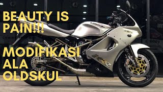 Review ZX 150 Silver:  Modifikasi Ninja RR New ke RR Old Yang Keren Abis!!!
