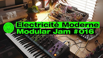 Electricité Moderne - Eurorack Modular Jam #016 feat. Moog Matriarch