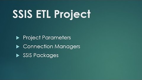 04 Performance Monitor for SQL Server: ETL SSIS Solution