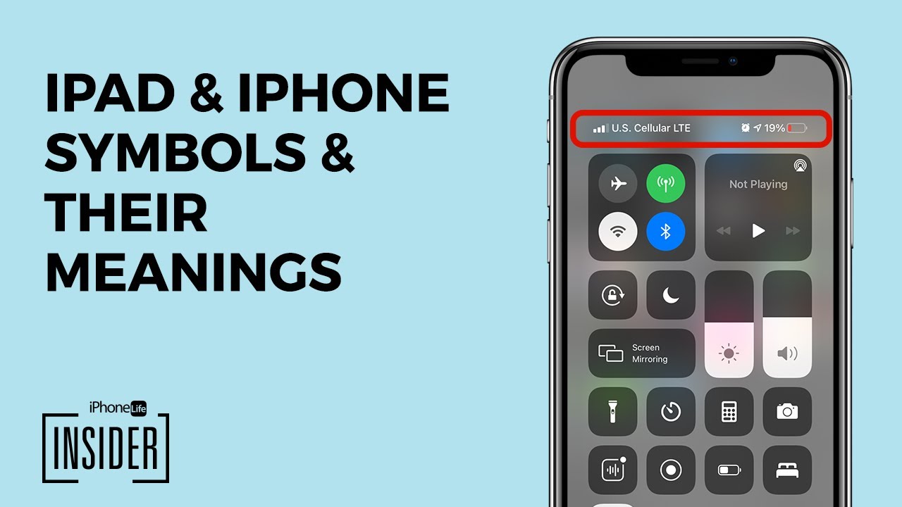 What Do Various Icons Mean in Control Center on iPhone - TechWiser