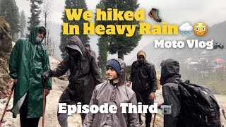 Taiz barish me hiking ki🌧️😳| Episode Third 📹| Moto Vlog 🏍️| ibi Sheikh